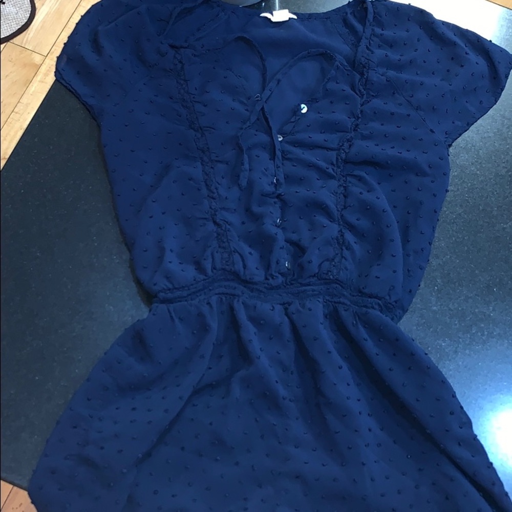 a blue aeropostale romper
